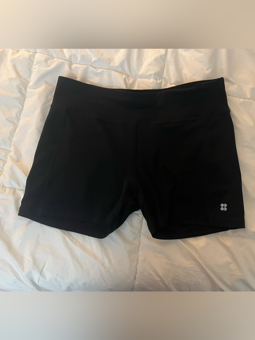 Sweaty Betty Black High-Waist Bike Shorts